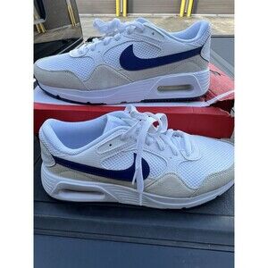 Nike Air Max SC Women's Sneakers Sz 10 White Royal Blue Running Shoes CW4554-110